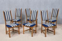 Henning Kjaernulf Set of 6 Henning Kj rnulf Oak Dining Chairs Nyrup M belfabrik Denmark 1960s - 4446544