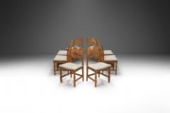 Henning Kjaernulf Set of Eight Henning Kj rnulf Dining Chairs for Nyrup M belfabrik Denmark 1960s - 4228930
