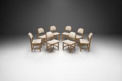 Henning Kjaernulf Set of Eight Oak Dining Chairs by Henning Kj rnulf Denmark 1960s - 2995640