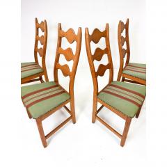 Henning Kjaernulf Set of Four Dining Chairs by Henning Kjaernulf - 4809369