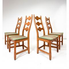 Henning Kjaernulf Set of Four Dining Chairs by Henning Kjaernulf - 4809373
