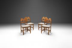 Henning Kjaernulf Set of Four Oak Henning Kj rnulf Dining Chairs for Nyrup Denmark 1960s - 4332849