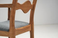 Henning Kjaernulf Set of Seven Oak Dining Chairs by Henning Kj rnulf Denmark 1960s - 2977481