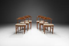 Henning Kjaernulf Set of Six Henning Kj rnulf Dining Chairs for EG Kvalitetsm bel Denmark 1960s - 4372442