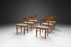 Henning Kjaernulf Set of Six Henning Kj rnulf Dining Chairs for EG Kvalitetsm bel Denmark 1960s - 4372443