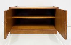 Henning Kjaernulf Small Oak Danish Modern Brutalist Chests Henning Kjaernulf Style Pair - 4589314