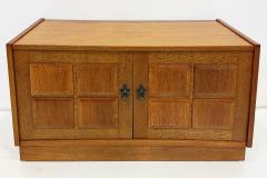 Henning Kjaernulf Small Oak Danish Modern Brutalist Chests Henning Kjaernulf Style Pair - 4589319