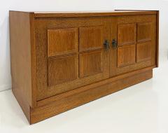 Henning Kjaernulf Small Oak Danish Modern Brutalist Chests Henning Kjaernulf Style Pair - 4589320