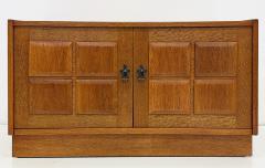 Henning Kjaernulf Small Oak Danish Modern Brutalist Chests Henning Kjaernulf Style Pair - 4589390