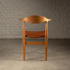 Henning Kjaernulf Solid Oak Desk Chair by Henning Kj rnulf Denmark 1960s - 3793116