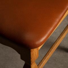 Henning Kjaernulf Solid Oak Desk Chair by Henning Kj rnulf Denmark 1960s - 3793128