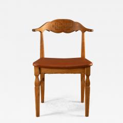 Henning Kjaernulf Solid Oak Desk Chair by Henning Kj rnulf Denmark 1960s - 3794902