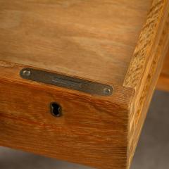 Henning Kjaernulf Solid Oak Desk by Henning Kj rnulf Denmark 1960s - 3793119