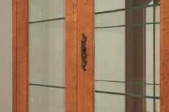 Henning Kjaernulf Unique Henning Kjaernulf Style Glazed Display Cabinet in Solid Oak 1970s - 4468550