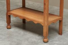 Henning Kjaernulf Unique Henning Kjaernulf Style Glazed Display Cabinet in Solid Oak 1970s - 4468551