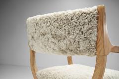 Henning Kjaernulf Upholstered Kurul Chair by Henning Kj rnulf for EG Kvalitetsm bel Denmark 1960s - 3567966