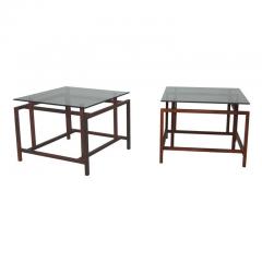 Henning N rgaard Pair of Rosewood Side Tables by Henning N rgaard for Komfort - 1891245