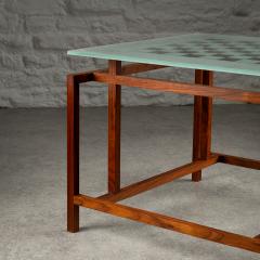 Henning N rgaard Rosewood Chess Table by Henning N rgaard Denmark 1960s - 3477817