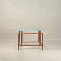 Henning N rgaard Slender Teak and Glass Side Table by Henning N rgaard for Komfort M bler - 3790761