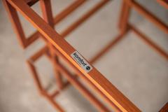 Henning Norgaard for Komfort Mobler Architectural Teak and Glass Side Tables - 4103718
