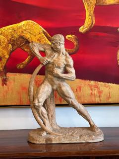 Henri Bargas Archer Sculpture in Terracotta - 3028092