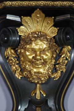 Henri Dasson 19thc ormolu ebonised wall bracket attributed to Henri Dasson - 4774313
