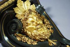 Henri Dasson 19thc ormolu ebonised wall bracket attributed to Henri Dasson - 4774315