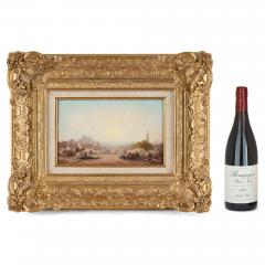 Henri Duvieux Henri Duvieux French Orientalist Oil Painting Morning View Hagia Sophia Turkey - 4397789