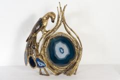 Henri Fernandez Amazing Sculptural Bird lamp by Henri Fernandez - 895952