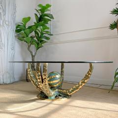 Henri Fernandez Henri Fernandez Brutalist Bronze Octo Coffee Table - 3248732