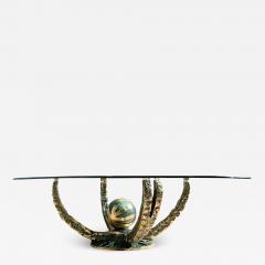 Henri Fernandez Henri Fernandez Brutalist Bronze Octo Coffee Table - 3251527