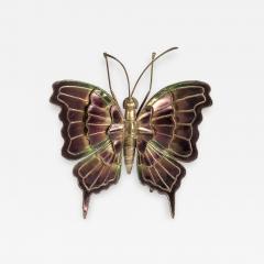 Henri Fernandez Rare Butterfly sculpture wall light in the style of Henri fernandez - 897920