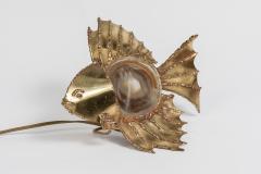 Henri Fernandez Rare Fish lamp By Henri Fernandez - 928666