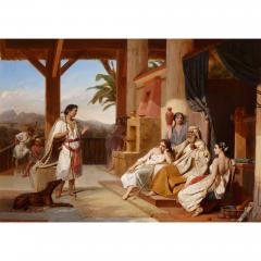Henri Fr d ric Schopin A large French Orientalist Biblical painting by H F Schopin - 3159922
