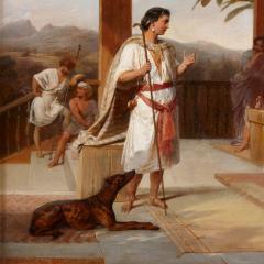Henri Fr d ric Schopin A large French Orientalist Biblical painting by H F Schopin - 3159923