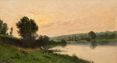 Henri Francois Perret Washing by the River Henri Francois Perret - 4447261