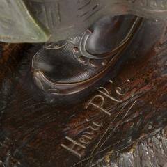 Henri Honor Pl Large 19thC Orientalist bronze figure of a Moorish warrior by Henri Honor Pl  - 4380552