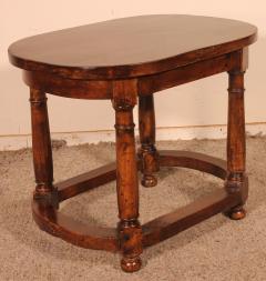 Henri II Table In Walnut From The 19th Century - 2916908