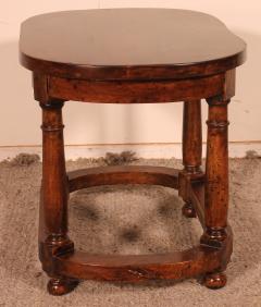 Henri II Table In Walnut From The 19th Century - 2916911