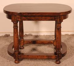 Henri II Table In Walnut From The 19th Century - 2916912