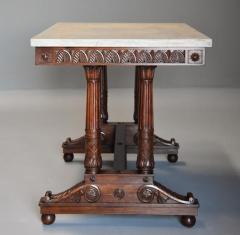 Henri Jacob Rare fine quality 19thc French Empire centre table with marble top - 4799993