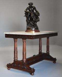 Henri Jacob Rare fine quality 19thc French Empire centre table with marble top - 4799994