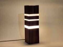 Henri Laborde Layered Wood and Resin Table Mood Lamp - 3029509