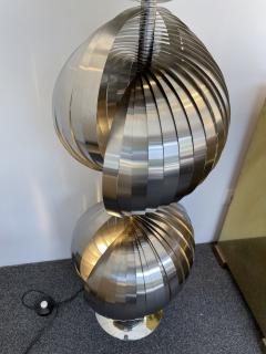 Henri Mathieu Metal Floor Lamp by Henri Mathieu France 1970s - 2167241