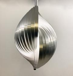 Henri Mathieu Mid Century Modern Aluminium Pendant Light by Henri Mathieu - 3039240