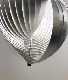 Henri Mathieu Mid Century Modern Aluminium Pendant Light by Henri Mathieu - 3039244