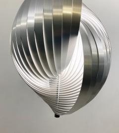 Henri Mathieu Mid Century Modern Aluminium Pendant Light by Henri Mathieu - 3039245