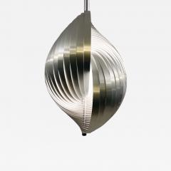 Henri Mathieu Mid Century Modern Aluminium Pendant Light by Henri Mathieu - 3044823