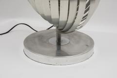 Henri Mathieu Rare Stainless Steel lamp By Henri Mathieu - 1468006