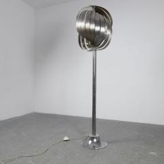 Henri Mathieu Space Age Metal Floor Lamp by Henri Mathieu France 1970s - 2790312